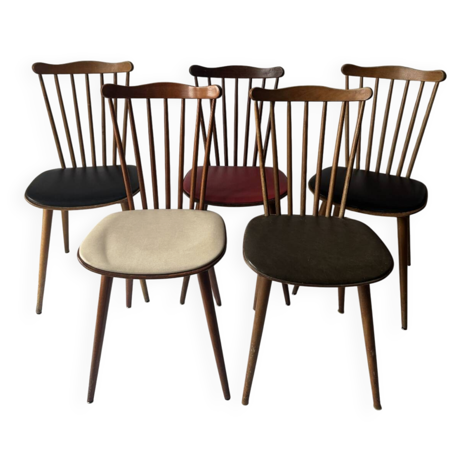 Set of Menuet chairs by Baumann