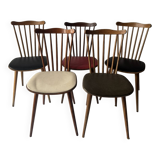 Set of Menuet chairs by Baumann