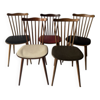Set of Menuet chairs by Baumann