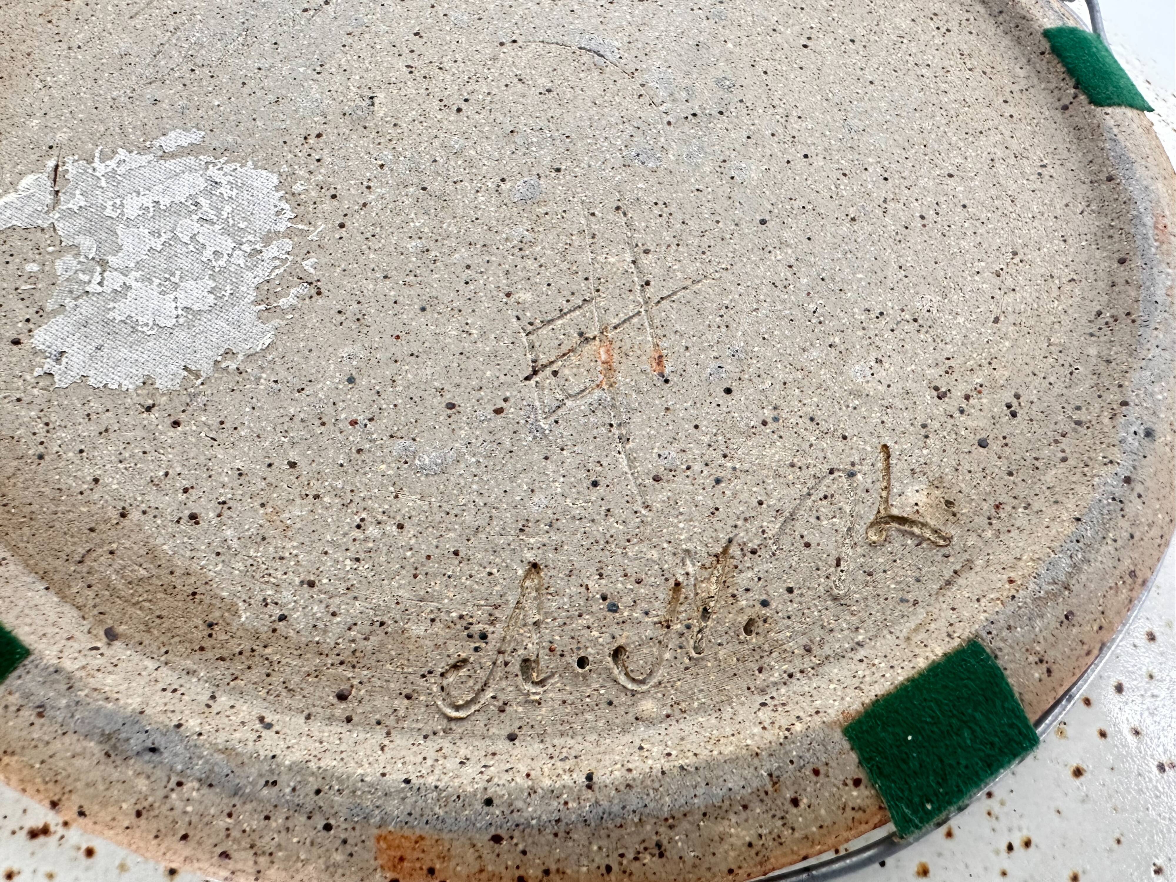 Large stoneware dish by Kähler, Denmark, 1960s.