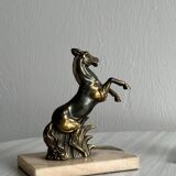 Pair of gilded metal bookends