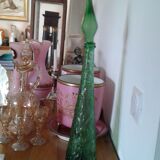 Italian bottle, green glass