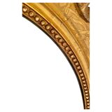 Miroir mural à la feuille d'or du 19ème siècle