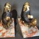 Art Deco bookends. (Zinc alloy)
