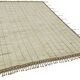 Tapis tribal tissé à la main en laine beige unique en son genre, 220 cm x 306 cm