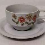 Vintage Bergère De France Espresso Cup and Saucer Set