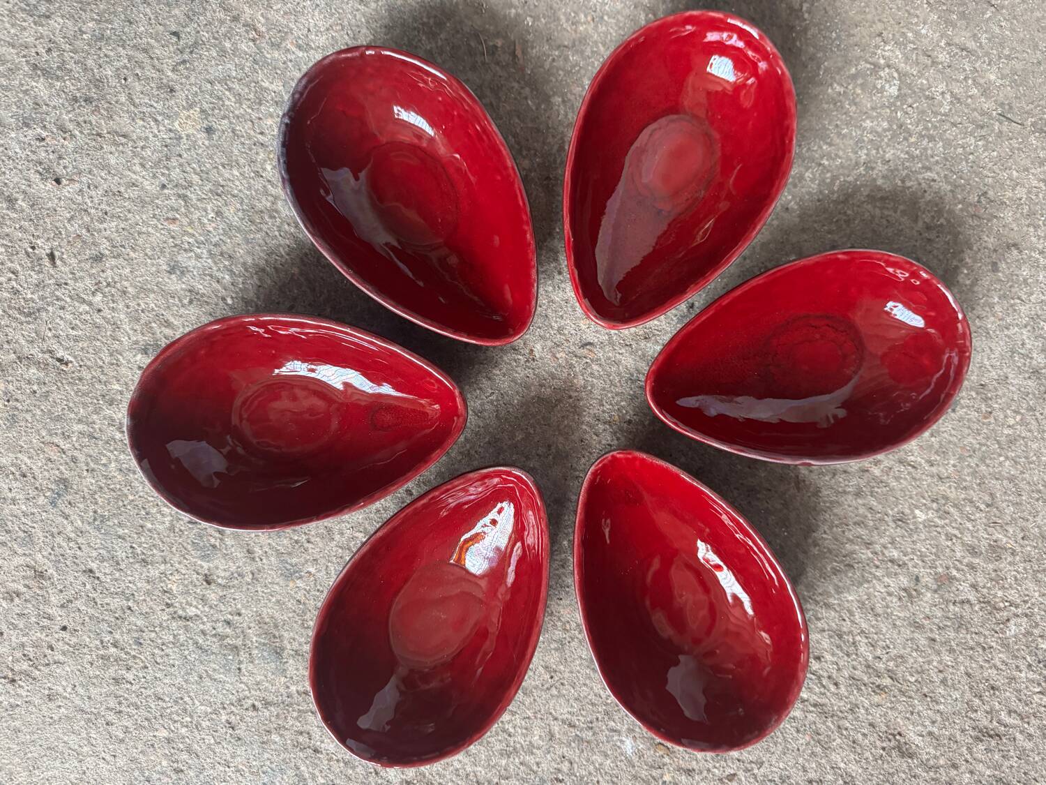 Ramequins en faïence de Charolles, années 70