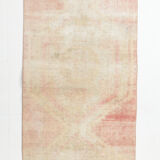 3x11 faded color turkish runner rug 340x86cm
