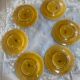 Set of 6 dessert plates in Sarreguemines majolica.
