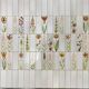Square ceramic tile coffee table by Roger Capron, flowers, 1950s.