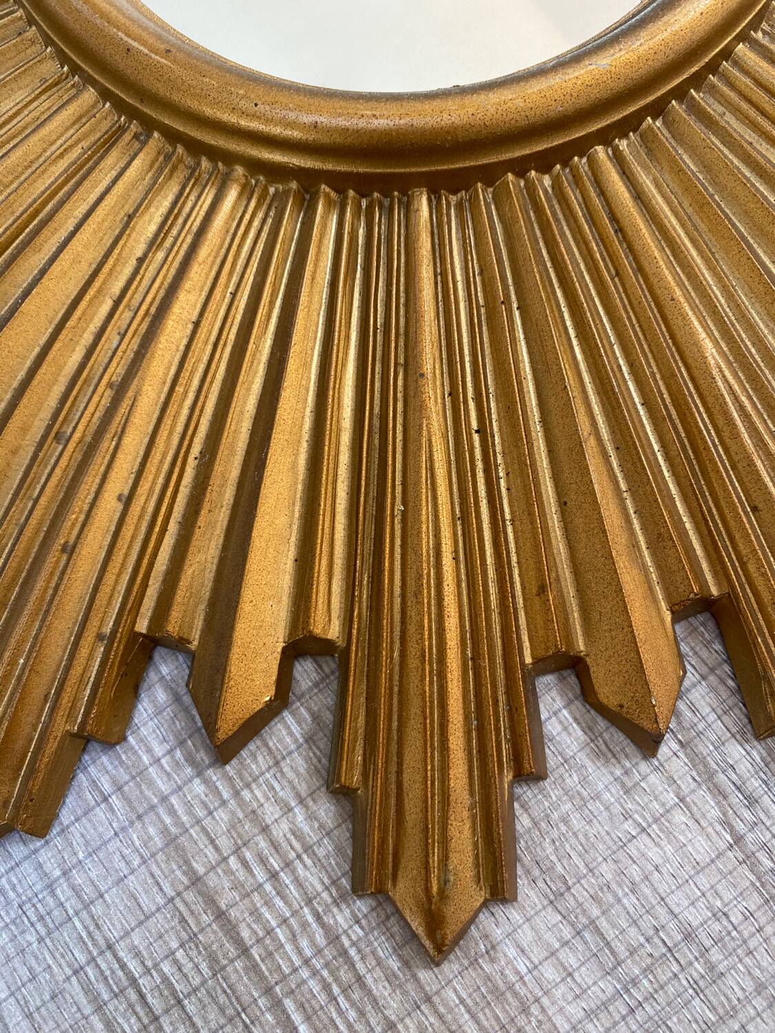 Large sun mirror from the 50s/60s