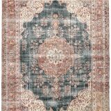 8x10 Navy Blue Antique Persian Rug, 257x299Cm