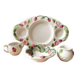 Slip dish for strawberries