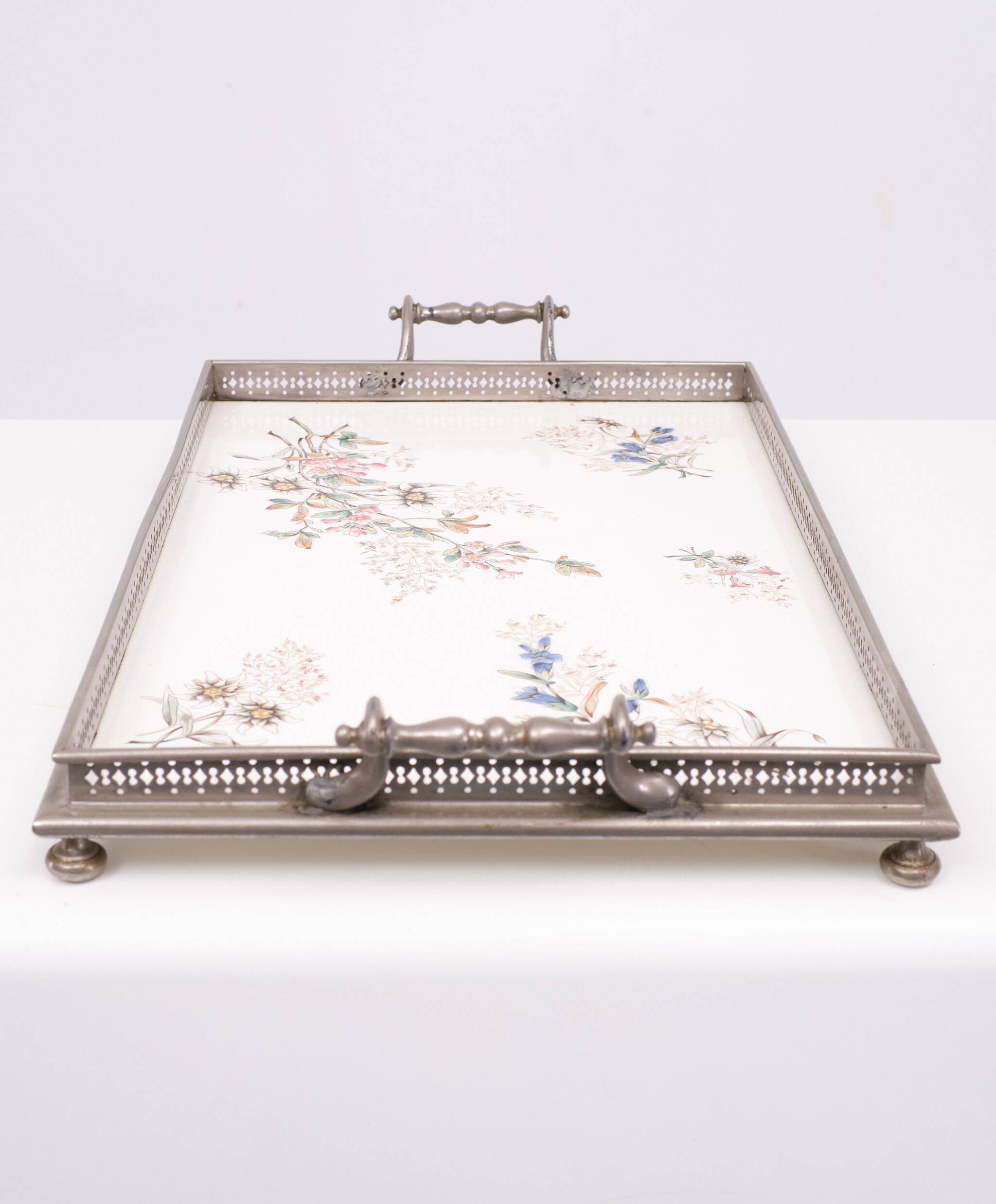 Porcelain serving tray France 1920s