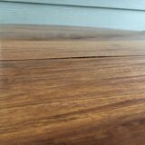 Table ronde formica avec pied chromé transformable