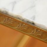 White marble coffee table vintage 60s