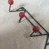 Coat rack red ball