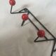Coat rack red ball