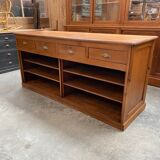 Oak store counter