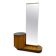 Coiffeuse avec miroir par Jindrich Halabala pour Up Zavody