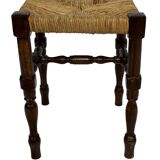 Vintage stool side table design brutalist design 60's oak