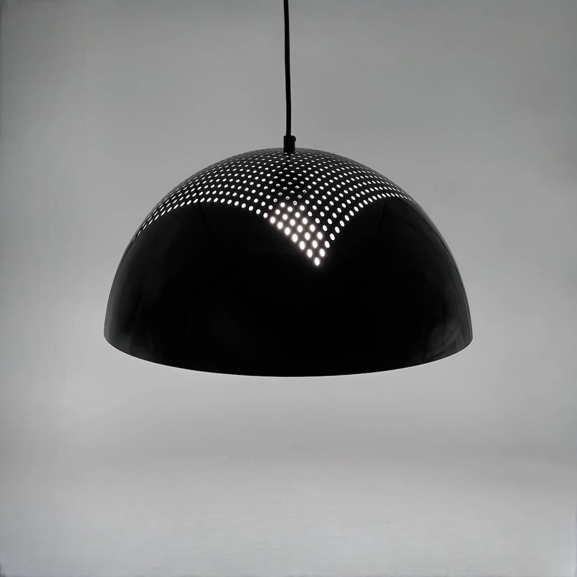 Rare Hanging Lamp by Piuluce Vicenza - Minimalistic Design Made in Italy, 1980s