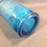 Former little siphon of bistro seltz water deco vintage blue bar Isère
