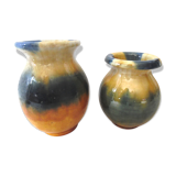 Deux vases en céramique de vallauris