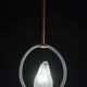 Charming Transparent Art Decò Barovier e Toso Pendant Light Murano Glass, 1940s
