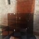 Vintage HI-FI cabinet in smoked plexiglass, Circa 1970