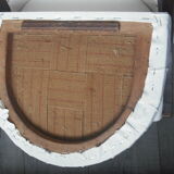 2 Trimmed armchairs