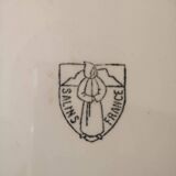 Orange dinner service from Salins