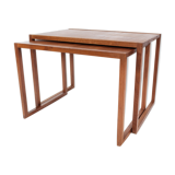 Nesting table in teak of Danish design from the 1960s