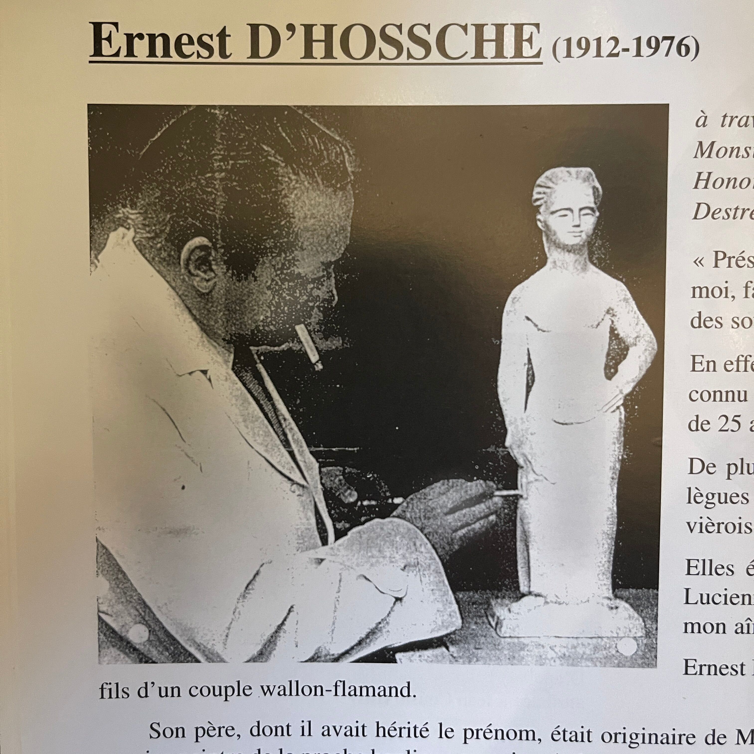 Sandstone vase by Ernest D'Hossche for Boch Frères Kéramis, BFK Studio d'Art, D3034