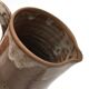 Enameled stoneware pitcher signed Roger Jacques, Stoneware from Puisaye, Nièvre - 1960s