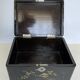Lacquered wooden jewelry box