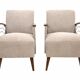 Paire de fauteuils vintage, République tchèque, années 1960