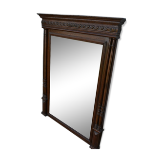 Fireplace mirror, trumeau, Henri II - 88x115cm