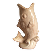 Stoneware fish vase