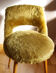 Moumoute mustard chair for children