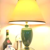 Lamp year 70 ceramic signature Louis Drimmer