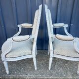 Pair of Louis XVI style armchairs