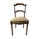 Carved wood-lined chair