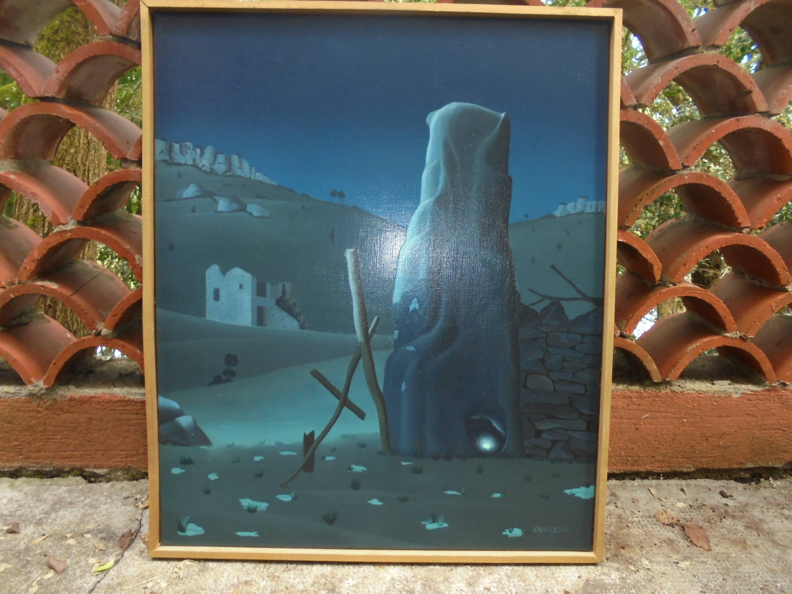 oil on canvas Jean Savi Leojac