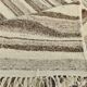 8x11 Brown Beige Minimalist Handmade Wool Kilim Rug, 226x350Cm
