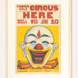 1940s circus poster