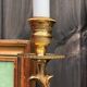 Pair of wall lamps decorated with bronze arrows "Cupid"