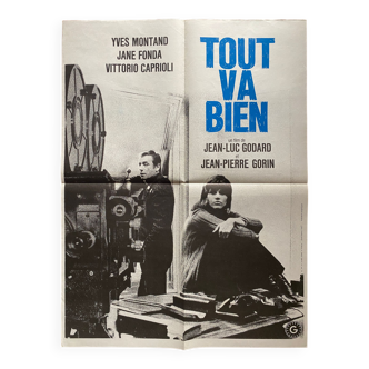 Affiche cinéma Tout va bien 1972