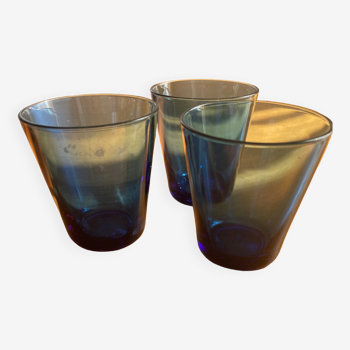 Verres transparents vintage