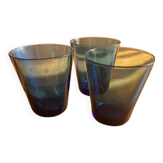 Verres transparents vintage